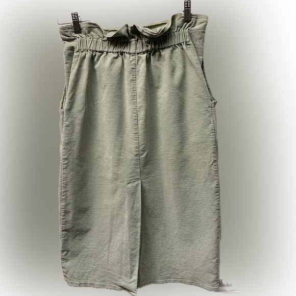 MAEVE sage green skirt - Picture 2 of 9